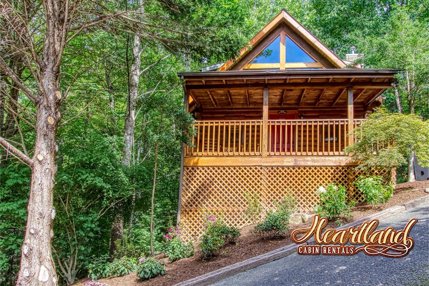 Mountain Mist 1 bedroom cabin front view